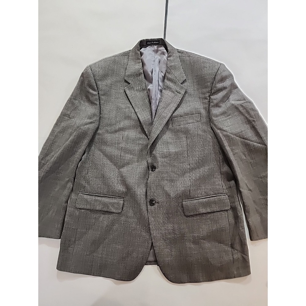 Ralph Lauren Sport Coat Blazer Jacket Men's Size 44R Wool 44 R Gray Black